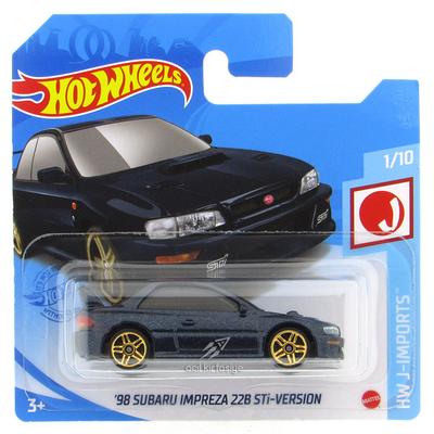 Hot Wheels 2021 Hw J-Imports 1/10 98 Subaru Impreza 22B Sti-Version