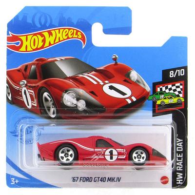 Hot Wheels 2021 Hw Race Day 8/10 67 Ford Gt40 Mk.Iv Kırmızı