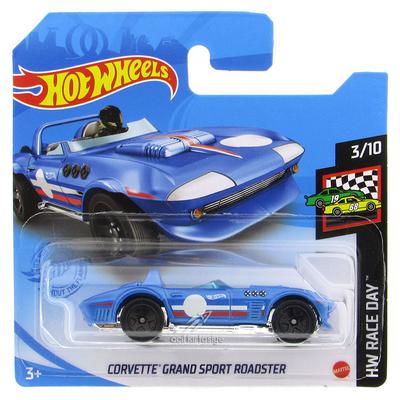 Hot Wheels 2021 Hw Race Day 3/10 Corvette Grand Sport Roadster