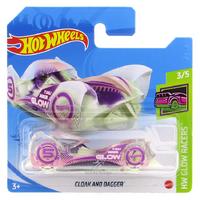 Hot Wheels 2021 Hw Glow Racers 3/5 Cloak And Dagger