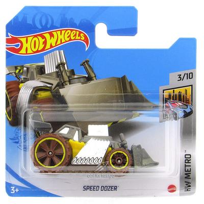 Hot Wheels 2021 Hw Metro 3/10 Speed Dozer