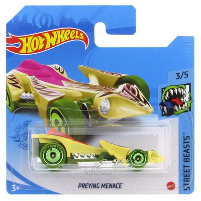 Hot Wheels 2021 Street Beasts 3/5 Preying Menace Sarı