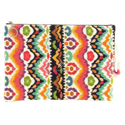 Haydibag Dokuma Tablet Çantası Motif Desenli 02