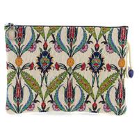 Haydibag Dokuma Tablet Çantası Laleler