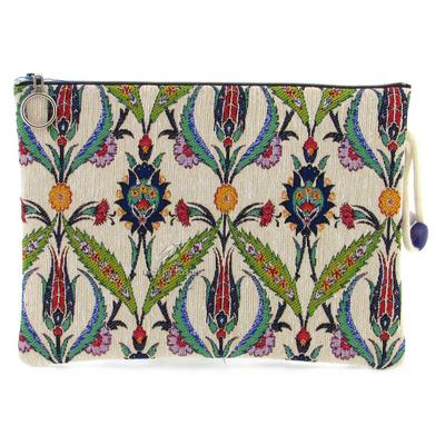 Haydibag Dokuma Tablet Çantası Laleler