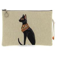 Haydibag Dokuma Tablet Çantası Siyah Kedi