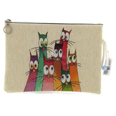 Haydibag Dokuma Tablet Çantası Kediler 04