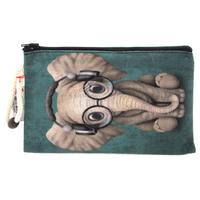 Haydibag İpli Kalem Çantası Müzik Dinleyen Fil