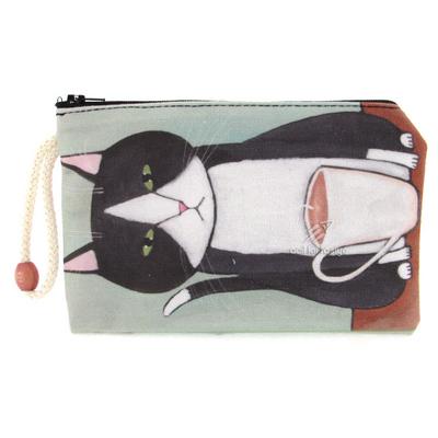 Haydibag İpli Kalem Çantası İçecek Ve Kedi