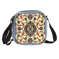 Haydibag Dokuma Postacı Çantası Lale Motifi 01