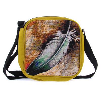 Haydibag Dokuma Postacı Çantası Yaprak