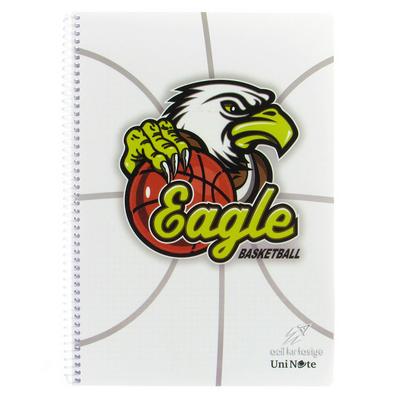 Uni Note Dream Pp. Sp. Defter A4 72 Yaprak Kareli Eagle Basketball