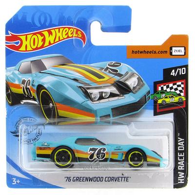 Hot Wheels 2020 Race Day 4/10 76 Greenwood Corvette