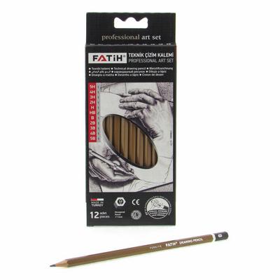 Fatih Profesyonel Dereceli Resim Kalemi Seti 12'Li