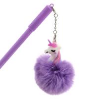 Ponpon Jel Kalem Unicorn Mor