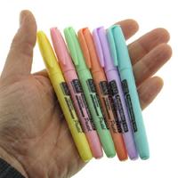 Kraf 345 Kalem Tipi Fosforlu Kalem Pastel 6'Lı Set