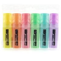 Kraf 335 Fosforlu Kalem Pastel 6'Lı Set