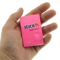Hopax Stıck'n Yapışkanlı Not Kağıdı 76X51mm Neon Pembe