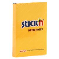 Hopax Stıck'n Yapışkanlı Not Kağıdı 76X51mm Neon Turuncu