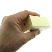 Hopax Stıck'n Cube Yapışkanlı Not Kağıdı 76X76mm Pastel Sarı 400'Lü