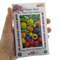 Edu Dizayn Ahşap Boncuk Dizme Seti