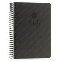 Gıpta Vip Sp Sert Deri Kapak Defter 17X24 140 Yp Çizgili Füme