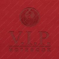 Gıpta Vip Sp Sert Deri Kapak Defter 17X24 140 Yp Kareli Kırmızı