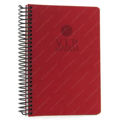 Gıpta Vip Sp Sert Deri Kapak Defter 17X24 140 Yp Kareli Kırmızı