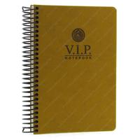 Gıpta Vip Sp Sert Deri Kapak Defter 17X24 140 Yp Kareli Hardal