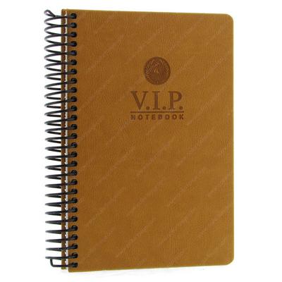 Gıpta Vip Sp Sert Deri Kapak Defter 17X24 140 Yp Kareli Taba