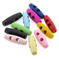 Ahşap Renkli Çoban Düğmesi 3Cm 12'Li