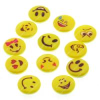 Mineli Emoji Düğme 1,5Cm 12'Li