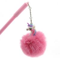 Ponpon Jel Kalem Unicorn Pembe