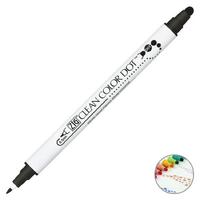 Zig Clean Color Dot Çift Taraflı Kalem Tc6100-010 Siyah