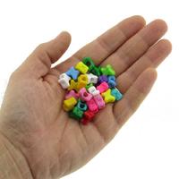 Geniş Delikli Süs Boncuğu Kelebek 1,2Cm 25'Li Paket