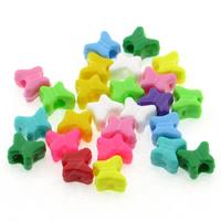 Geniş Delikli Süs Boncuğu Kelebek 1,2Cm 25'Li Paket