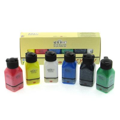 Artdeco Akrilik Boya 75Ml 6'Lı Set Canlı Renkler