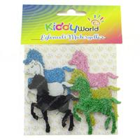 Kiddy World Şekilli Yapışkanlı Eva Simli At