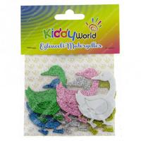 Kiddy World Şekilli Yapışkanlı Eva Simli Ördek