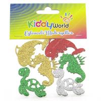 Kiddy World Şekilli Yapışkanlı Eva Simli Deniz Hayvanları