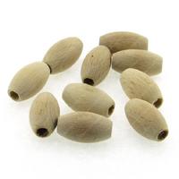 Ahşap Oval Ham Boyanabilir Boncuk 17Mm 10'Lu Paket