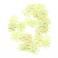 Elişi Pulu 13Mm 5Gr Paket Mini Çiçek Gökkuşağı Beyaz