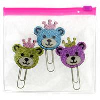 Dolphin Pcs-414 Çantalı Şekilli Ataş 3'Lü Bear