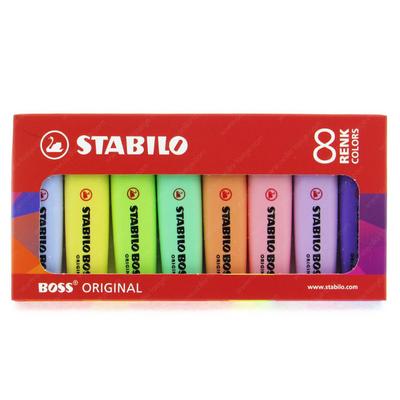 Stabilo Boss Original Fosforlu Kalem Pastel Set 8'Li Set