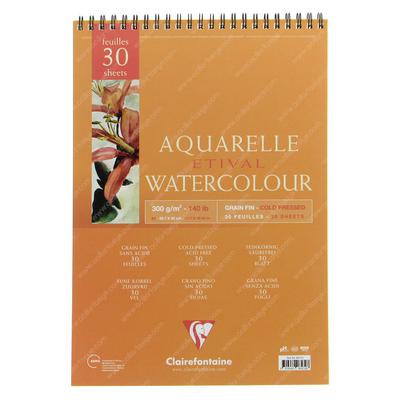 Clairefontaine Etival Cold Press Sulu Boya Defteri 300Gr A3 30 Yaprak