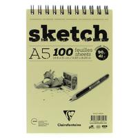 Clairefontaine Sketch Ivory Eskiz Defteri 90Gr A5 100 Yaprak