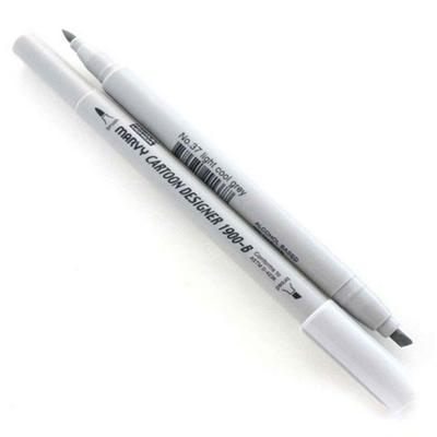 Marvy 1900-B Cartoon Designer Marker 37 Light Cool Grey