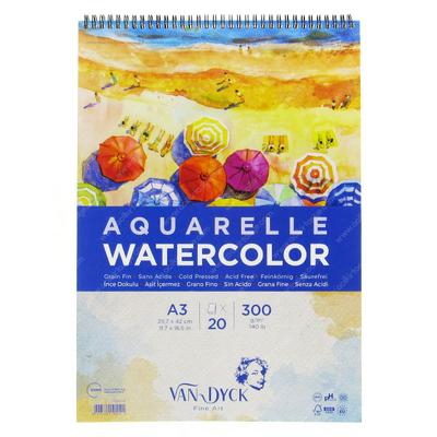 Van Dyck Aquarelle Sulu Boya Defteri 300Gr A3 20 Yaprak