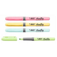 Bic Marking Highlighter Grip Fosforlu İşaretleme Kalemi Pastel 4'Lü Set