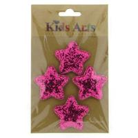 Kids Arts Şekilli 3D Stıcker Stc-0708 Simli Yıldız Pembe